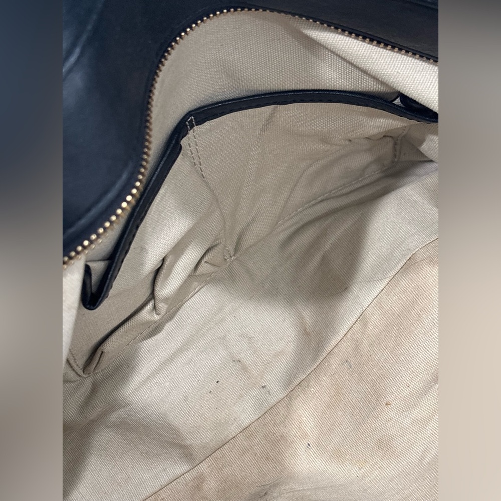 Tory Burch Black T Stitched Tote Bag - Picture 10 of 15